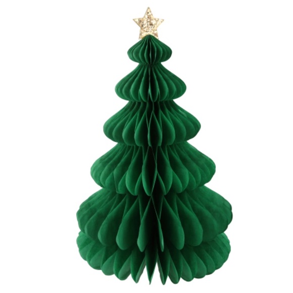 NEW 10 pieces  Meri-Meri honeycomb holiday paper decorations, nothing missing - Picture 5 of 17